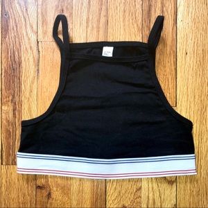 American Apparel Black Halter Bralette Size XS